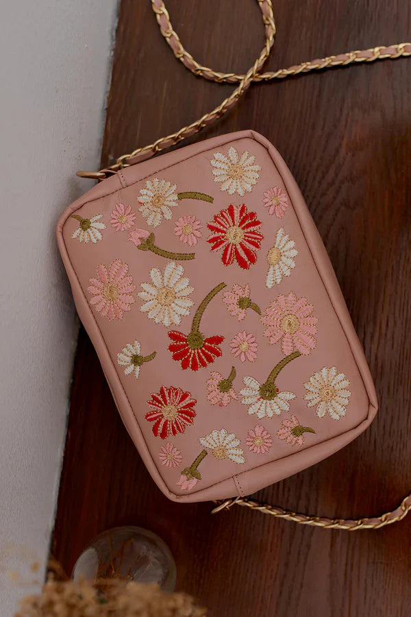 Embroidered Charm Beige